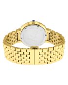 Montre Quartz Femme Genoa en Acier & Diamant dorée