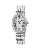 Montre Quartz Femme Piazza Navona en Acier & Diamants argentée