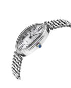 Montre Quartz Femme Piazza Navona en Acier & Diamants argentée