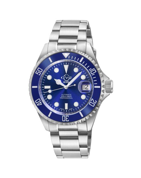 Montre Automatique Homme Liguria en Acier argentée