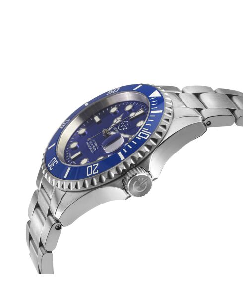 Montre Automatique Homme Liguria en Acier argentée