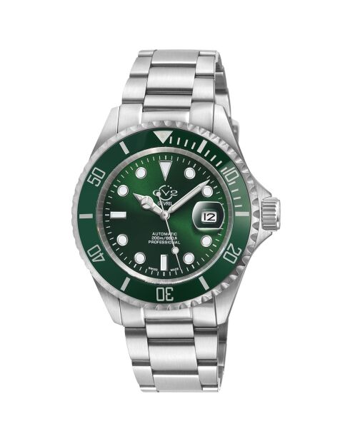 Montre Automatique Homme Liguria en Acier argentée