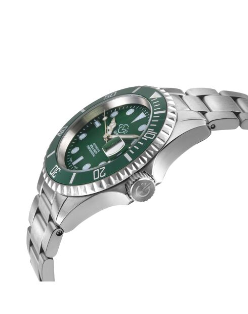 Montre Automatique Homme Liguria en Acier argentée