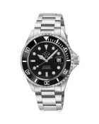 Montre Automatique Homme Liguria en Acier argentée