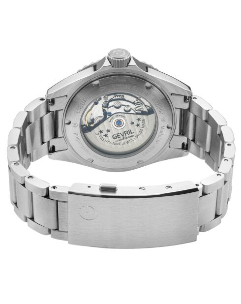 Montre Automatique Homme Liguria en Acier argentée