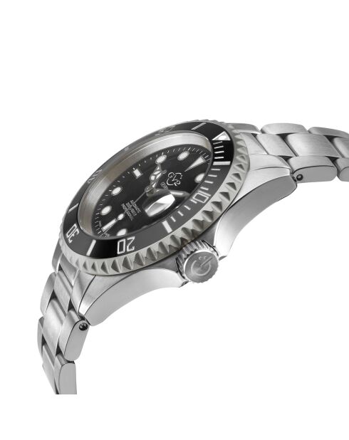 Montre Automatique Homme Liguria en Acier argentée