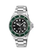 Ligurië automatisch zilverstalen herenhorloge