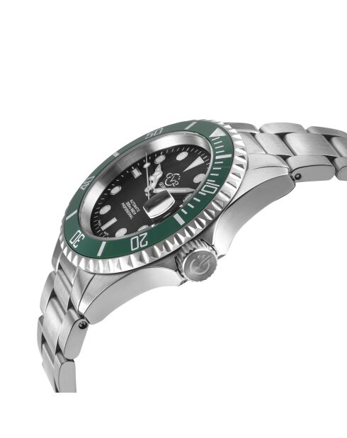 Montre Automatique Homme Liguria en Acier argentée