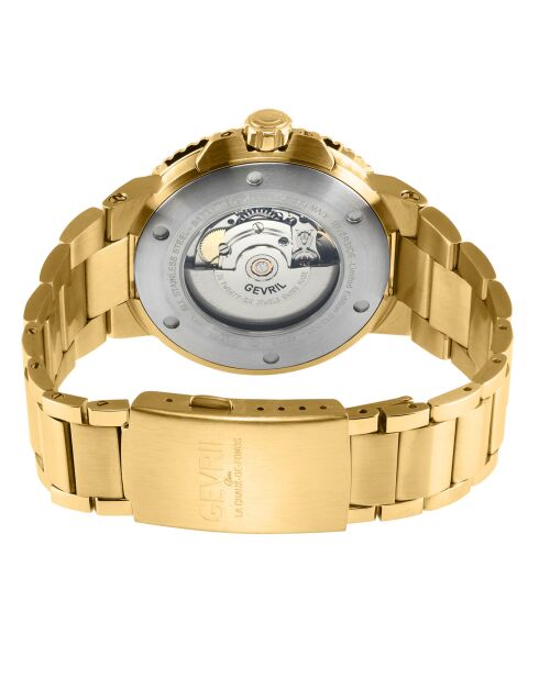 Montre Automatique Homme Riverside en Acier dorée
