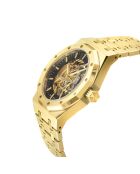 Orologio automatico da uomo Gotham in acciaio dorato