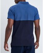 Polo Bicolore bleu/marine