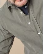 Chemise Regular en Velours côtelé Pitt Pat camouflage