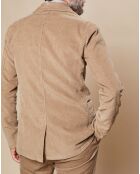 Veste en Velours côtelé Jonny beige