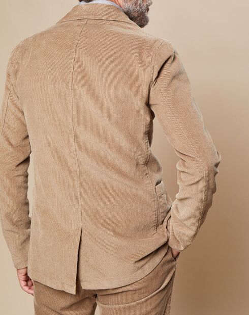 Veste en Velours côtelé Jonny beige