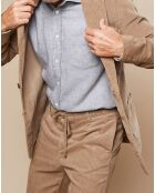 Veste en Velours côtelé Jonny beige