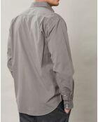 Chemise regular Paul Pat vert de gris