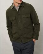 Blouson en Laine mélangée Day vert armée