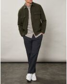 Blouson en Laine mélangée Day vert armée