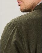 Blouson en Laine mélangée Day vert armée