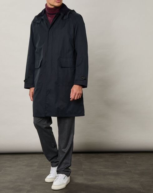 Parka Clarence bleu noir