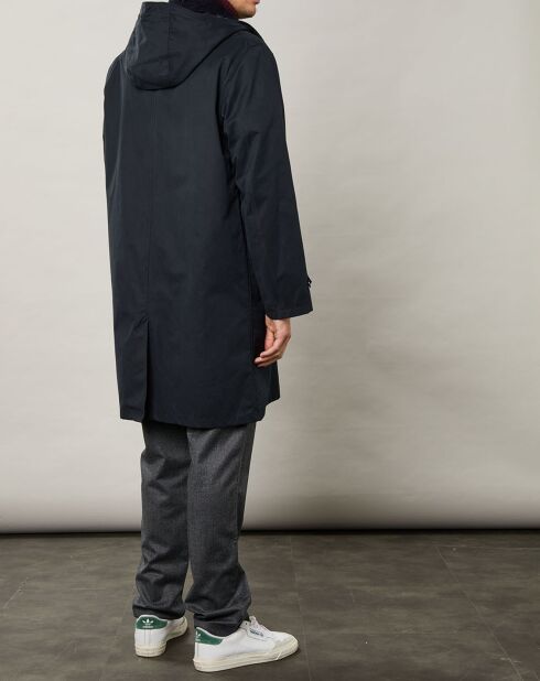 Parka Clarence bleu noir