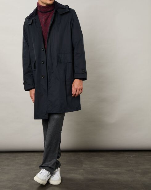 Parka Clarence bleu noir