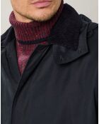 Parka Clarence bleu noir