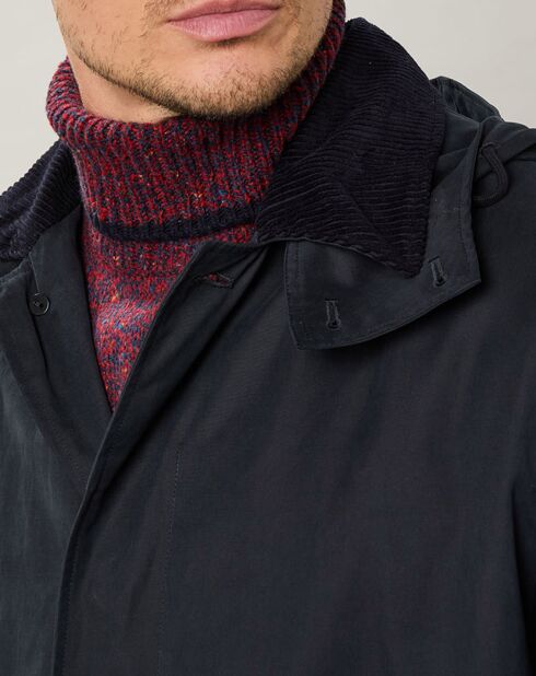 Parka Clarence bleu noir