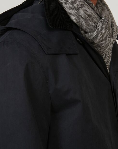 Parka Clarence bleu noir