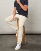 Pantalon en Velours Milleraies Tim blanc hiver