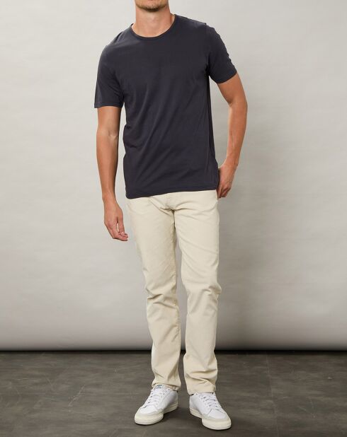 Pantalon en Velours Milleraies Tim blanc hiver