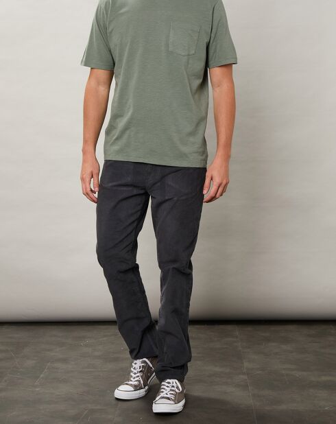 Pantalon en Velours Milleraies Tim graphite