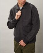 Sweat zippé Track Zip charcoal