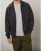 Sweat zippé Track Zip charcoal