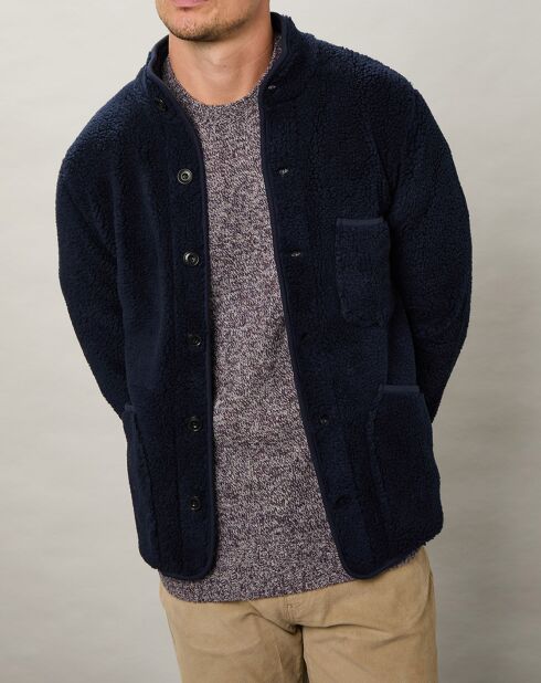 Veste en Fausse fourrure Jason marine