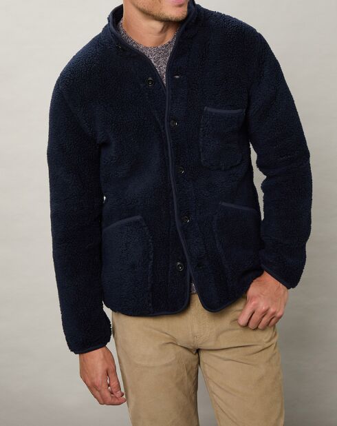 Veste en Fausse fourrure Jason marine