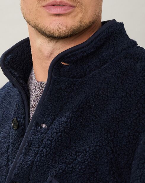 Veste en Fausse fourrure Jason marine
