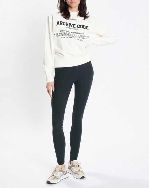 Sweat Oversized Lady Di blanc