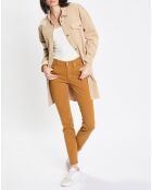 Chemise longue Overshirt Loose beige