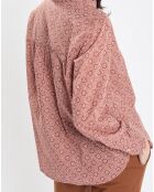 Chemise imprimée all-over rouge