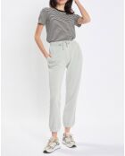 T-shirt in cotone a righe bianco/nero