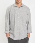 Chemise Mini Pied De Poule Sf grise