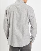 Chemise Mini Pied De Poule Sf grise