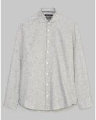 Chemise Mini Pied De Poule Sf grise