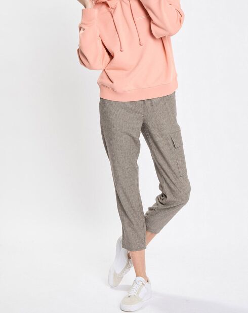 Sweat à capuche Coton Bio rose