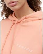 Sweat à capuche Coton Bio rose