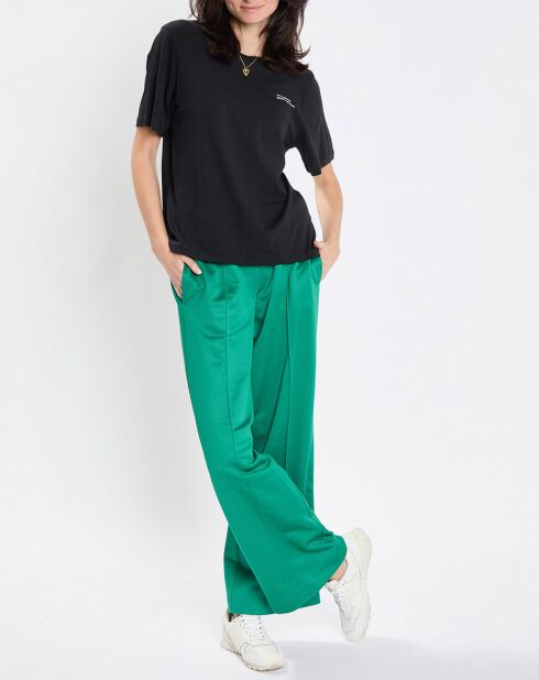 T-Shirt 100% Coton Bio imprimé nature noir