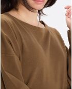 T-Shirt jersey stretch marron