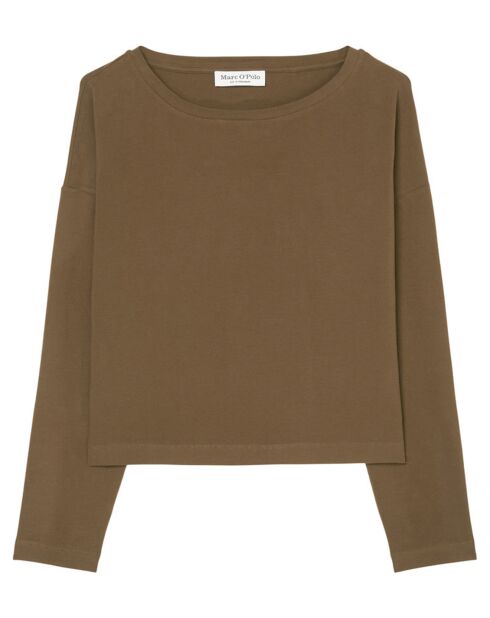 T-Shirt jersey stretch marron