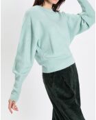 Pull en Laine mélangée & Alpaga bleu clair